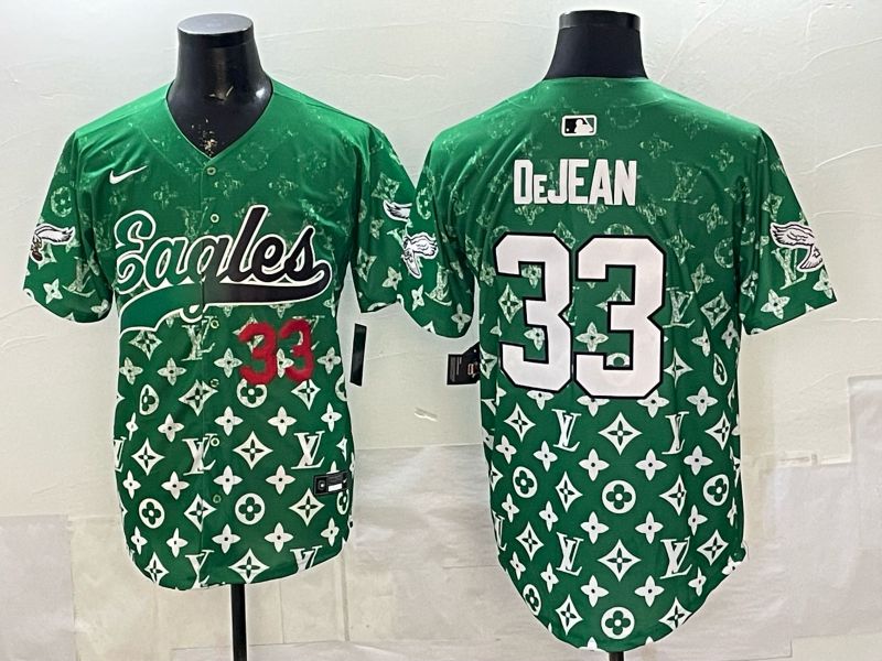 Men 2026 Philadelphia Eagles #33 Dejean Green Nike Limited NFL Jersey style 0003->philadelphia eagles->NFL Jersey